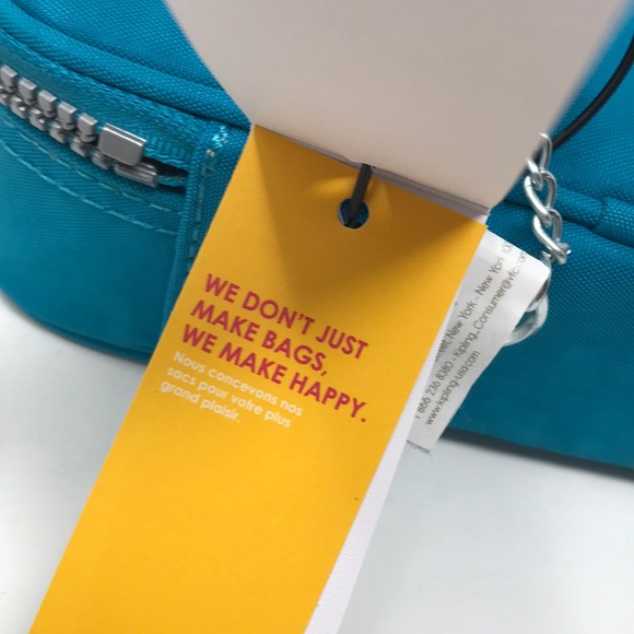 KIPLING Pen Case NWT Cool Blue w/gorilla key chain - Picture 10 of 13